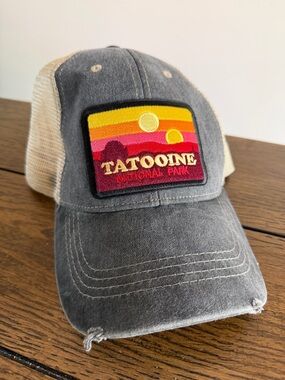 Star Wars Tatooine National Park Trucker Hat Adult Adjustable Mesh Snapback